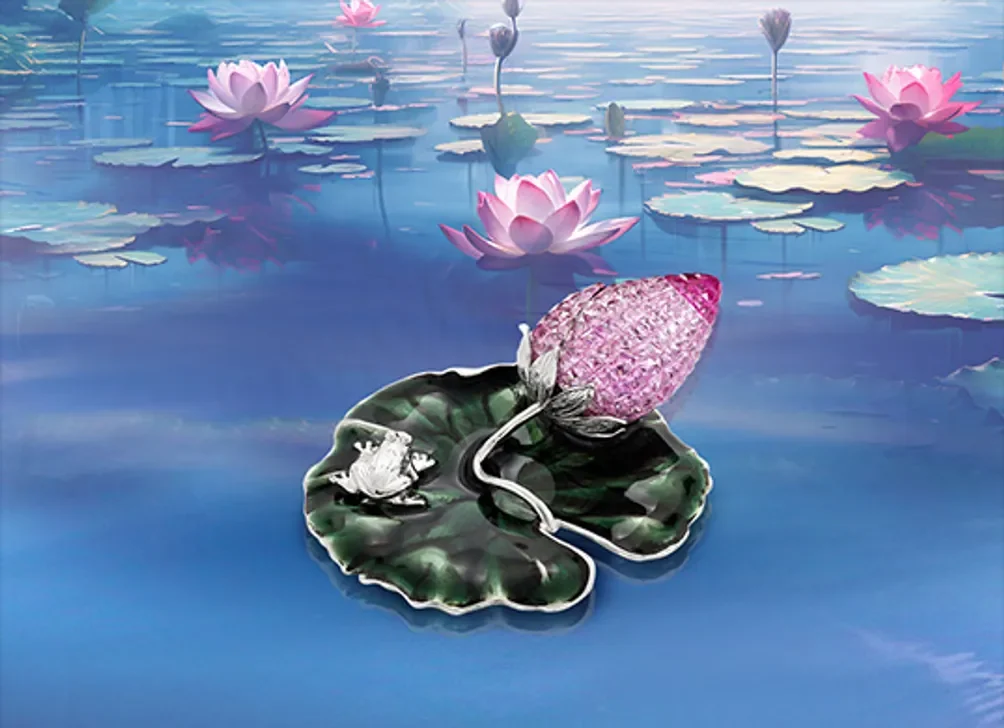 Among the lotus